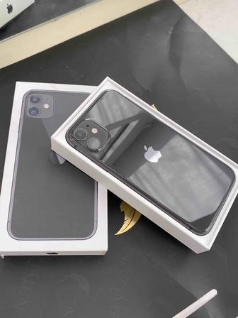 Новый ЕАС iPhone 11, 64gb Черный, не использовался, май 2024, АКБ 100