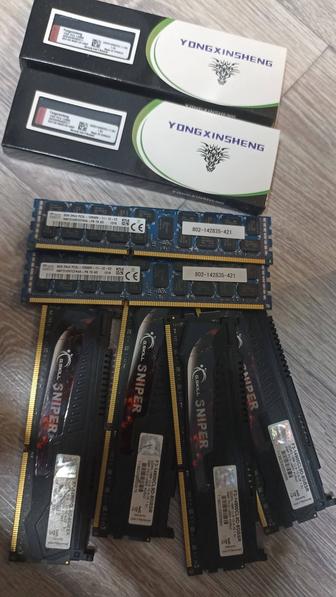 ОЗУ память ddr2,ddr3,ddr4.