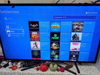 PS 4 slim с играми