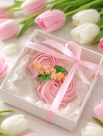 Зефирные цветы. Зефир. Зефир ручной работы.