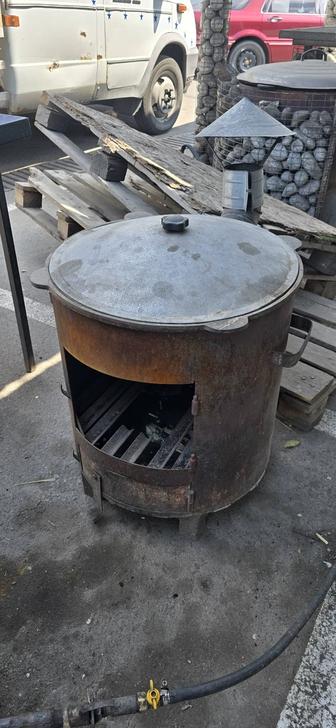 Казан ошак печь с казаном