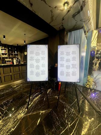 Мольберт на сбор гостей