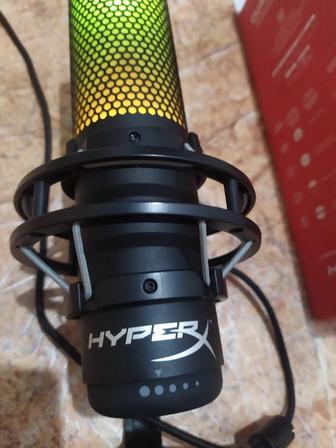 Продам микрофона HyperX QuadCast S полностью рабочий с упаковкой