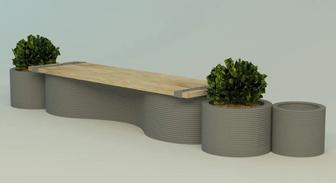 3D-печать скамеек и уличной мебели Дизайн под проект