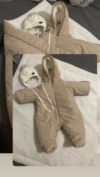 Детский зимний конверт