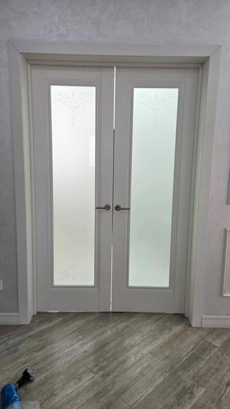 Межкомнатной дверей установка