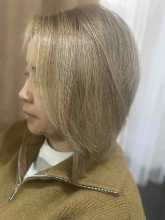 Окрашивание любой сложности
 Чистый блонд без жёлтизны
 Сложные техники