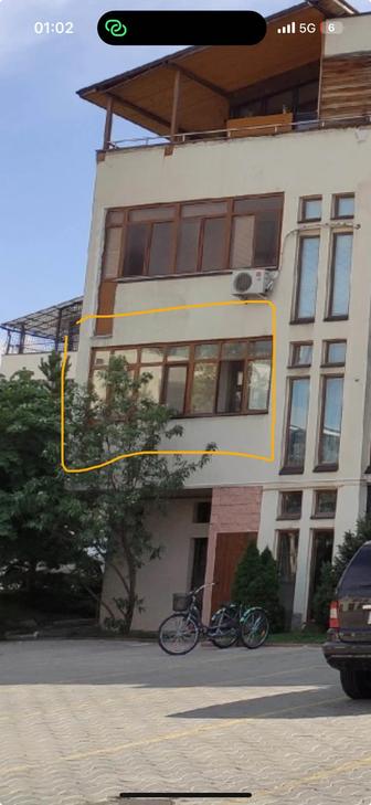 Панорамные немецкие окна ПВХ с ламинацией под дерево (демонтаж)