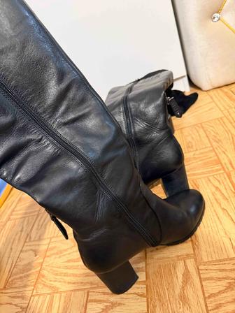 Кожанные сапоги