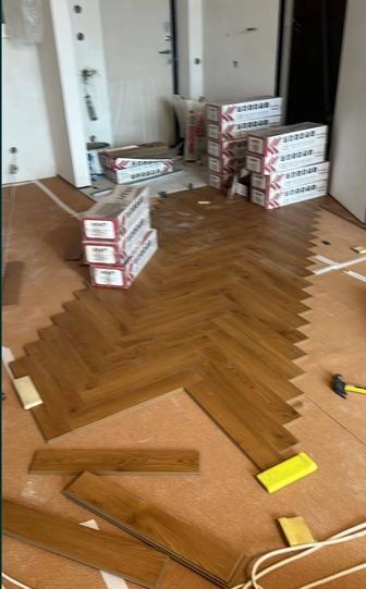 Качественная укладка ламината и кварцвинила любой сложности!