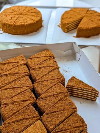 Медовый торт на заказ