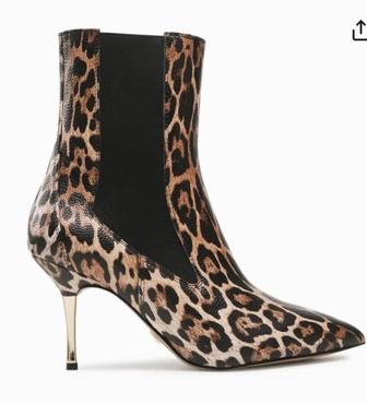 Ботильоны леопардовые