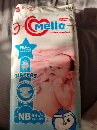 продам Подгузники Mello NB (2 до 5 kg) 1 УП (44 шт)