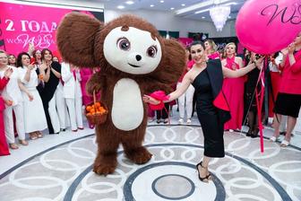 Чебурашка на праздник , поздравление