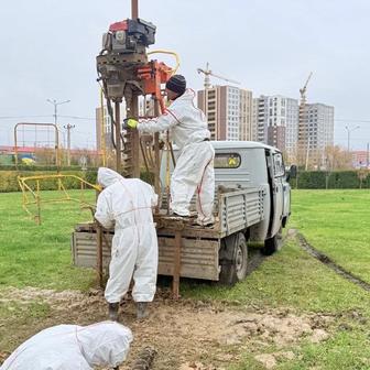 Инженерные изыскания.Геологические работы.Топосъемка.Геодезия. Бурение.