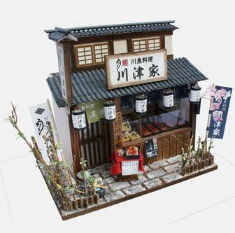 Интерьерный конструктор (румбокс) Магазин данго в Токио (Японии)