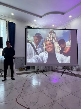 Аренда проектора с экраном