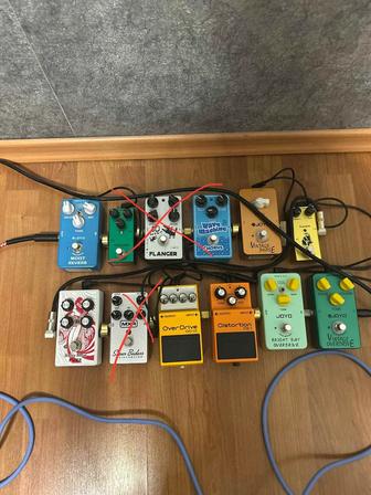 Педали эффектов гитары