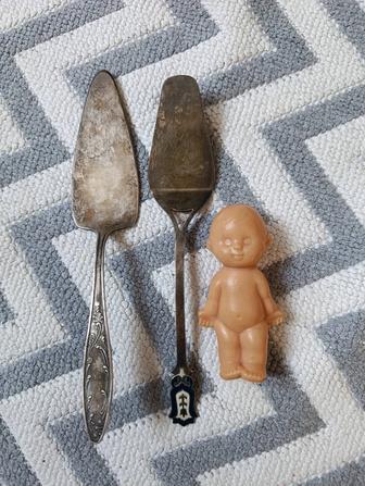 Мельхиоровые лопатки СССР винтаж ретро