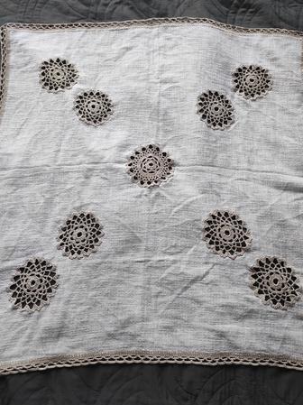 Скатерть винтажная прошлый век квадратная