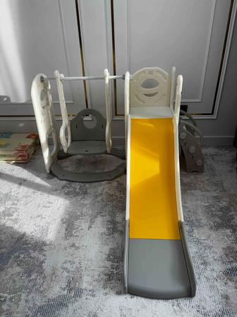 Горка с качелей игровой комплекс