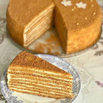 Медовый торт Рыжик и медовые коржи на заказ!