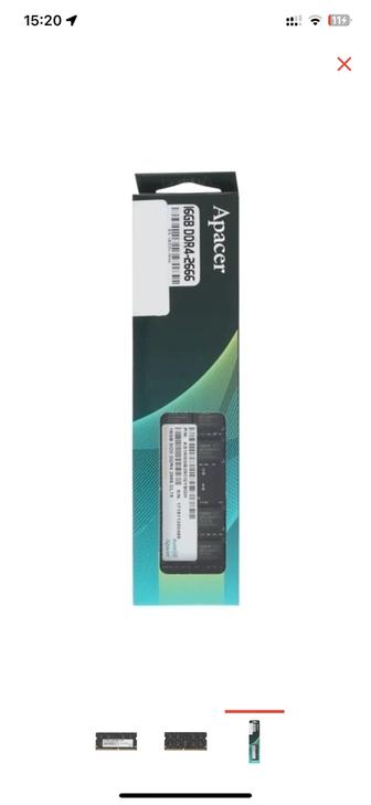 Оперативная память для ноутбука 16 gb DDR4 SODIMM 2666 MHz 1.2в. Новая