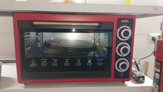 Настольная электропечь Asel-l красный