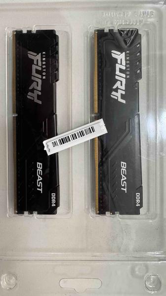 Озу DDR4 16gb 3200mhz Kingston Fury Beast