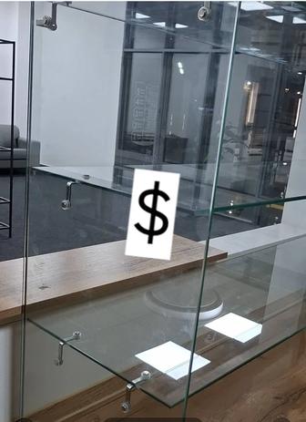 Витрина каленый стекло толщина 6мм