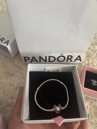 Браслет Pandora Стич и шарм Стич