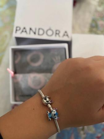 Браслет Pandora Стич и шарм Стич