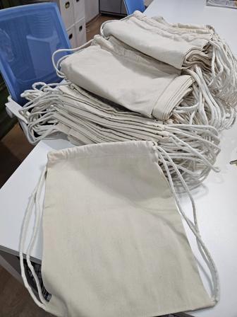 Рюкзак-шоппер с завязками для мероприятий и брендинга