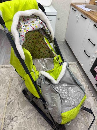 Продам санки-коляску!