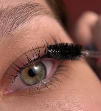 Ламинирование ресниц и бровей