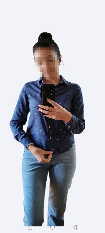 Синяя рубашка