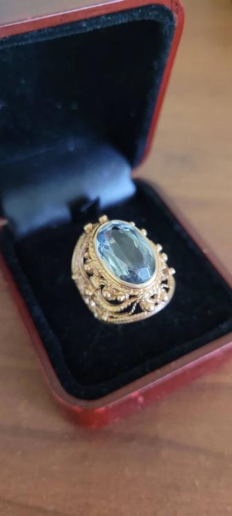 Золотое кольцо проба 585, производство Россия СССР