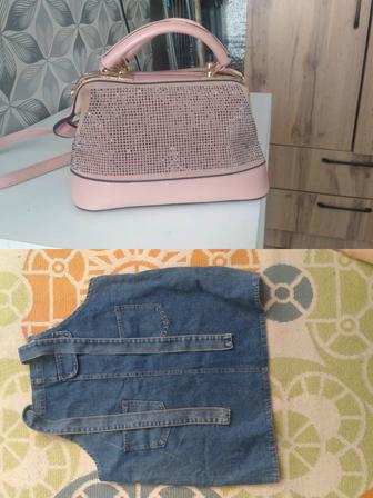 Продам комбинезон джинсовый женский новый и сумочку
