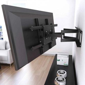Установка кронштейнов и TV