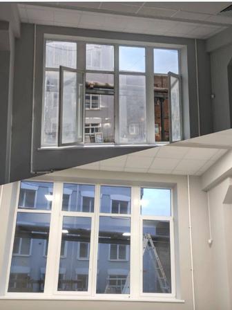 Мытье окон, витражей на любой высоте, Витрин, фасадов.