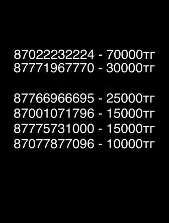 Продается ВИП номера