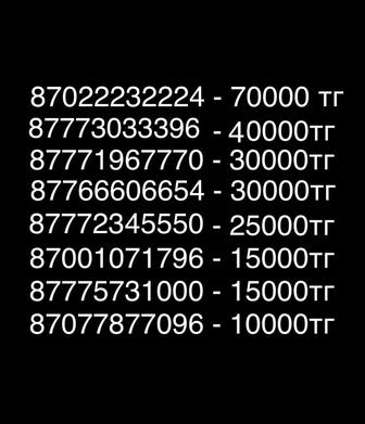 Продается ВИП номера