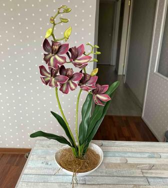 Искусственная орхидея латекс