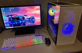 Компьютер i7/16Гб/RX 580gb 8gb/SSD и монитор