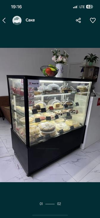Кондитерский витринный холодильник