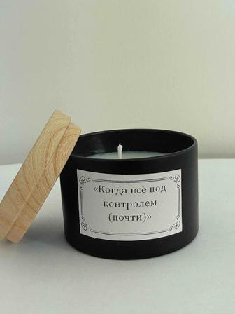 Аромасвеча Теплые деревенские леса
Когда все под контролем (почти)