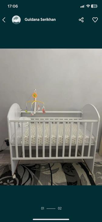 Продам детскую кроватку