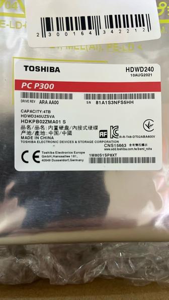 HDD 4Tb Toshiba p300