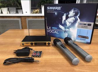 Микрофонная система SHURE LX. Беспроводные микрофоны. Шур.