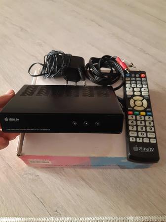 Alma TV. Цифровой кабельный ресивер. Алма ТВ. Приставка. Тюнер